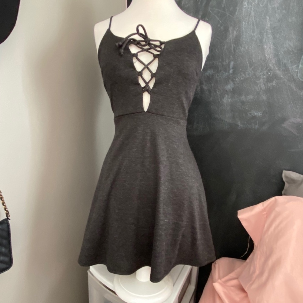 Gray summer dress